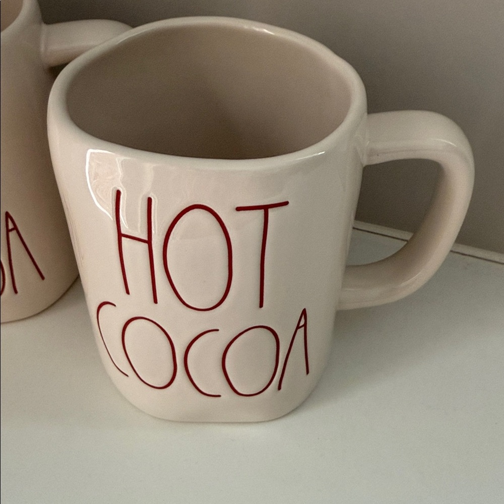 Rae Dunn Hot Cocoa Mug x 2 - Picture 2 of 10